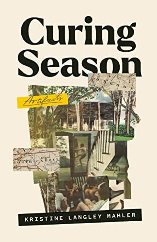 A cover photo of CURING SEASON, with the book's title appearing at the top and a collage of nature-based images beneath it.